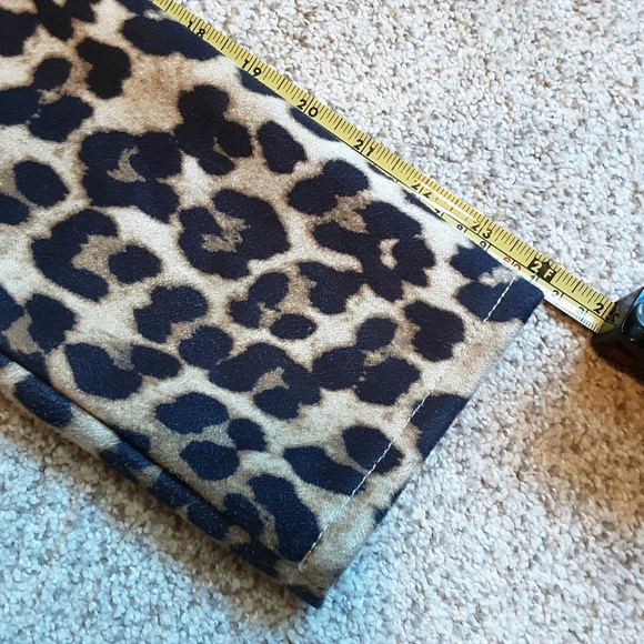 Easel Cheetah Leopard Moto Jacket Faux Suede Full Zip Size M - Picture 12 of 15